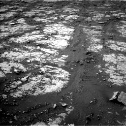 Nasa's Mars rover Curiosity acquired this image using its Left Navigation Camera on Sol 2790, at drive 1268, site number 80