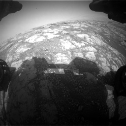 Nasa's Mars rover Curiosity acquired this image using its Front Hazard Avoidance Camera (Front Hazcam) on Sol 2793, at drive 1620, site number 80