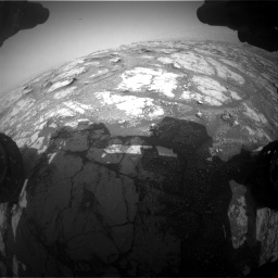 Nasa's Mars rover Curiosity acquired this image using its Front Hazard Avoidance Camera (Front Hazcam) on Sol 2793, at drive 1638, site number 80