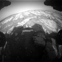 Nasa's Mars rover Curiosity acquired this image using its Front Hazard Avoidance Camera (Front Hazcam) on Sol 2793, at drive 1668, site number 80