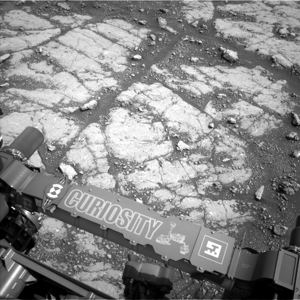 Nasa's Mars rover Curiosity acquired this image using its Left Navigation Camera on Sol 2793, at drive 1708, site number 80
