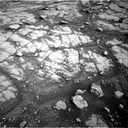 Nasa's Mars rover Curiosity acquired this image using its Right Navigation Camera on Sol 2793, at drive 1674, site number 80