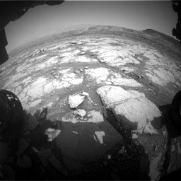 Nasa's Mars rover Curiosity acquired this image using its Front Hazard Avoidance Camera (Front Hazcam) on Sol 2795, at drive 1798, site number 80
