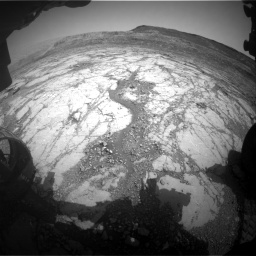 Nasa's Mars rover Curiosity acquired this image using its Front Hazard Avoidance Camera (Front Hazcam) on Sol 2795, at drive 1816, site number 80