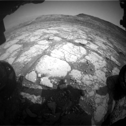 Nasa's Mars rover Curiosity acquired this image using its Front Hazard Avoidance Camera (Front Hazcam) on Sol 2795, at drive 1876, site number 80