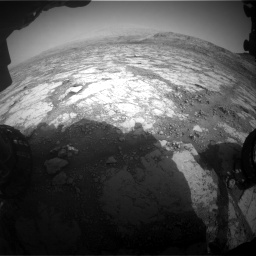 Nasa's Mars rover Curiosity acquired this image using its Front Hazard Avoidance Camera (Front Hazcam) on Sol 2795, at drive 1900, site number 80