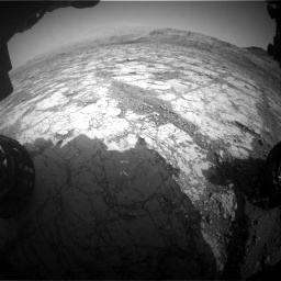 Nasa's Mars rover Curiosity acquired this image using its Front Hazard Avoidance Camera (Front Hazcam) on Sol 2795, at drive 1906, site number 80