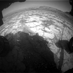 Nasa's Mars rover Curiosity acquired this image using its Front Hazard Avoidance Camera (Front Hazcam) on Sol 2795, at drive 1912, site number 80