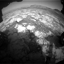 Nasa's Mars rover Curiosity acquired this image using its Front Hazard Avoidance Camera (Front Hazcam) on Sol 2795, at drive 1936, site number 80