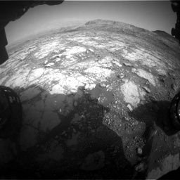 Nasa's Mars rover Curiosity acquired this image using its Front Hazard Avoidance Camera (Front Hazcam) on Sol 2795, at drive 1960, site number 80