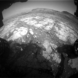 Nasa's Mars rover Curiosity acquired this image using its Front Hazard Avoidance Camera (Front Hazcam) on Sol 2795, at drive 1966, site number 80