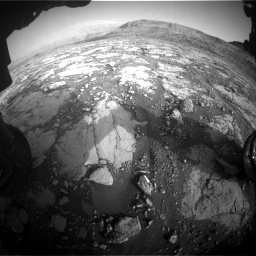 Nasa's Mars rover Curiosity acquired this image using its Front Hazard Avoidance Camera (Front Hazcam) on Sol 2795, at drive 2024, site number 80
