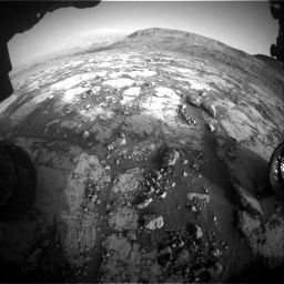 Nasa's Mars rover Curiosity acquired this image using its Front Hazard Avoidance Camera (Front Hazcam) on Sol 2795, at drive 2048, site number 80