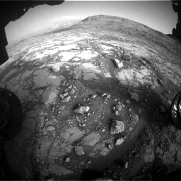 Nasa's Mars rover Curiosity acquired this image using its Front Hazard Avoidance Camera (Front Hazcam) on Sol 2795, at drive 2066, site number 80