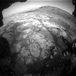 Nasa's Mars rover Curiosity acquired this image using its Front Hazard Avoidance Camera (Front Hazcam) on Sol 2795, at drive 2084, site number 80