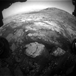 Nasa's Mars rover Curiosity acquired this image using its Front Hazard Avoidance Camera (Front Hazcam) on Sol 2795, at drive 2114, site number 80