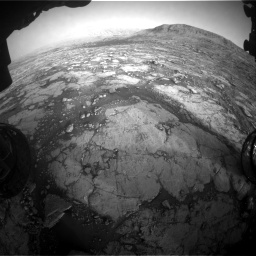 Nasa's Mars rover Curiosity acquired this image using its Front Hazard Avoidance Camera (Front Hazcam) on Sol 2795, at drive 2120, site number 80