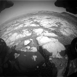 Nasa's Mars rover Curiosity acquired this image using its Front Hazard Avoidance Camera (Front Hazcam) on Sol 2795, at drive 1798, site number 80