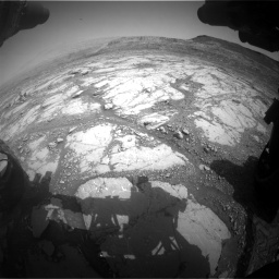 Nasa's Mars rover Curiosity acquired this image using its Front Hazard Avoidance Camera (Front Hazcam) on Sol 2795, at drive 1804, site number 80
