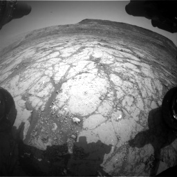 Nasa's Mars rover Curiosity acquired this image using its Front Hazard Avoidance Camera (Front Hazcam) on Sol 2795, at drive 1834, site number 80