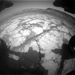 Nasa's Mars rover Curiosity acquired this image using its Front Hazard Avoidance Camera (Front Hazcam) on Sol 2795, at drive 1864, site number 80