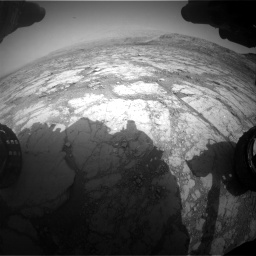 Nasa's Mars rover Curiosity acquired this image using its Front Hazard Avoidance Camera (Front Hazcam) on Sol 2795, at drive 1888, site number 80