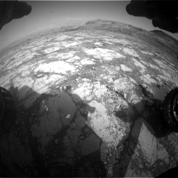 Nasa's Mars rover Curiosity acquired this image using its Front Hazard Avoidance Camera (Front Hazcam) on Sol 2795, at drive 1948, site number 80