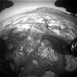 Nasa's Mars rover Curiosity acquired this image using its Front Hazard Avoidance Camera (Front Hazcam) on Sol 2795, at drive 2042, site number 80