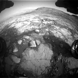 Nasa's Mars rover Curiosity acquired this image using its Front Hazard Avoidance Camera (Front Hazcam) on Sol 2795, at drive 2060, site number 80