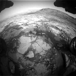 Nasa's Mars rover Curiosity acquired this image using its Front Hazard Avoidance Camera (Front Hazcam) on Sol 2795, at drive 2072, site number 80