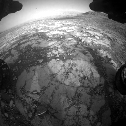Nasa's Mars rover Curiosity acquired this image using its Front Hazard Avoidance Camera (Front Hazcam) on Sol 2795, at drive 2090, site number 80