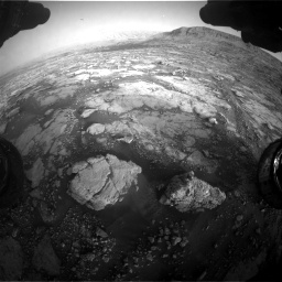 Nasa's Mars rover Curiosity acquired this image using its Front Hazard Avoidance Camera (Front Hazcam) on Sol 2795, at drive 2114, site number 80