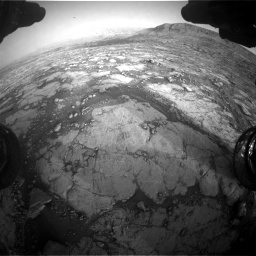 Nasa's Mars rover Curiosity acquired this image using its Front Hazard Avoidance Camera (Front Hazcam) on Sol 2795, at drive 2120, site number 80