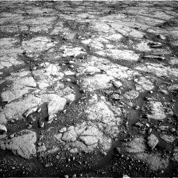 Nasa's Mars rover Curiosity acquired this image using its Left Navigation Camera on Sol 2795, at drive 2036, site number 80