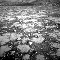 Nasa's Mars rover Curiosity acquired this image using its Left Navigation Camera on Sol 2795, at drive 2048, site number 80