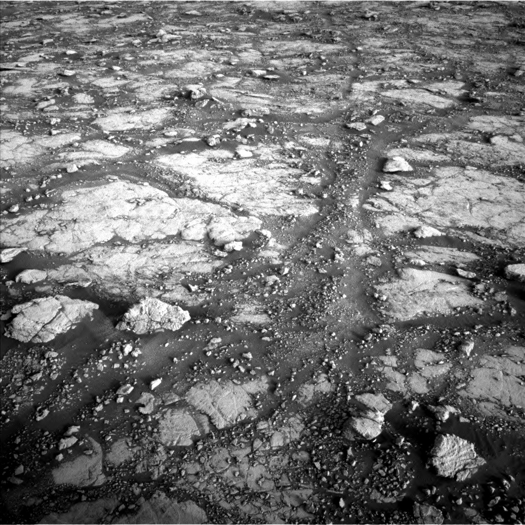 Nasa's Mars rover Curiosity acquired this image using its Left Navigation Camera on Sol 2795, at drive 2102, site number 80