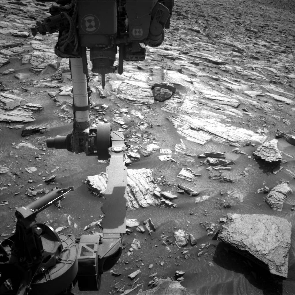 This image was taken by Left Navigation Camera onboard NASA's Mars rover Curiosity on Sol 4113.