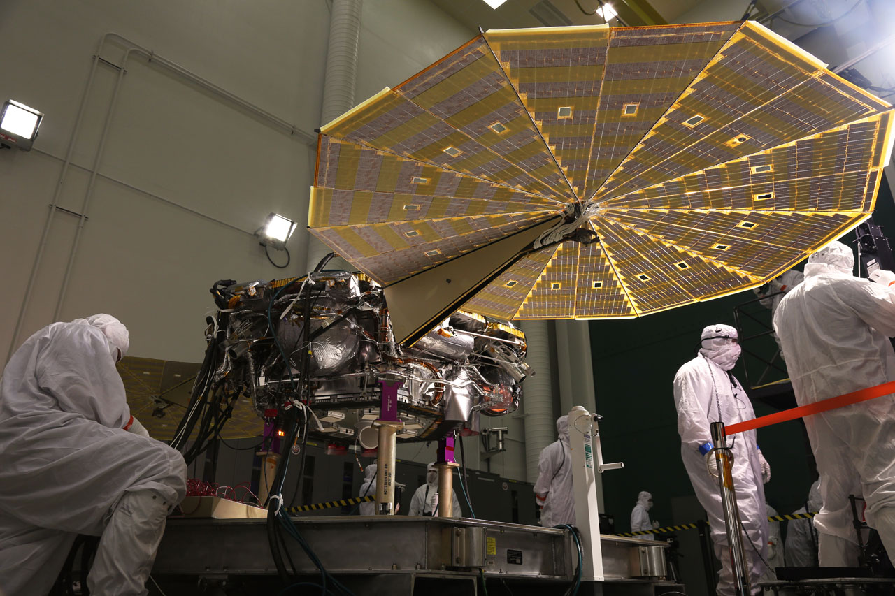 InSight Lander Solar Array Test
