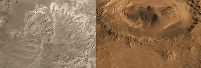 Two Finalist Landing Sites on Mars