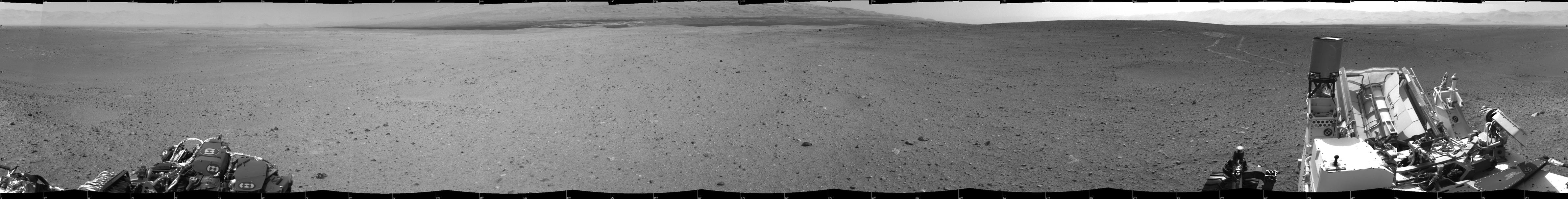 Looking Back at Tracks from Sol 24 Drive
