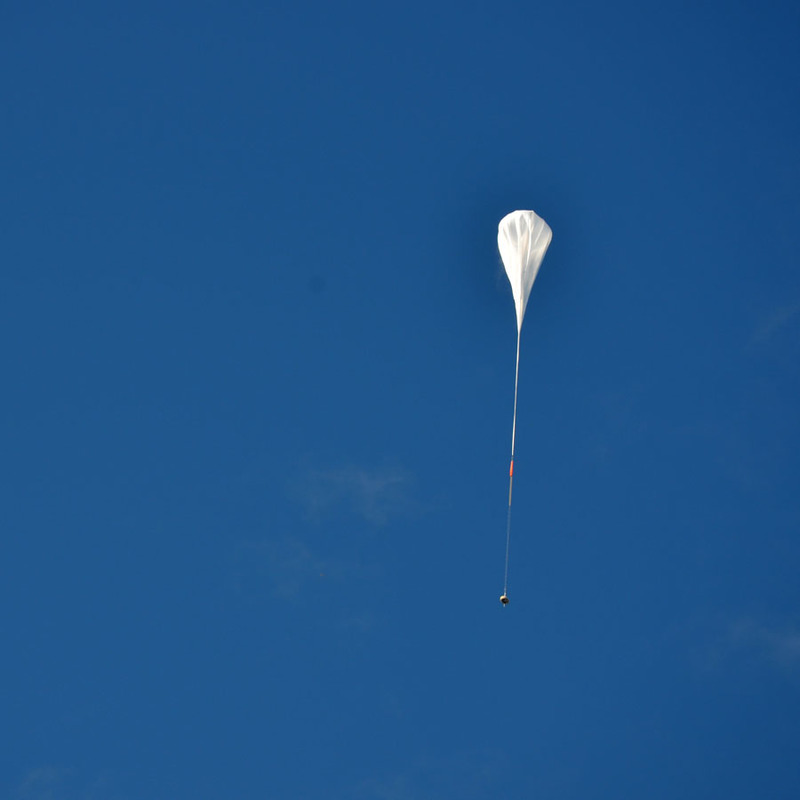 Balloon Lifts Test Vehicle to High Altitudes