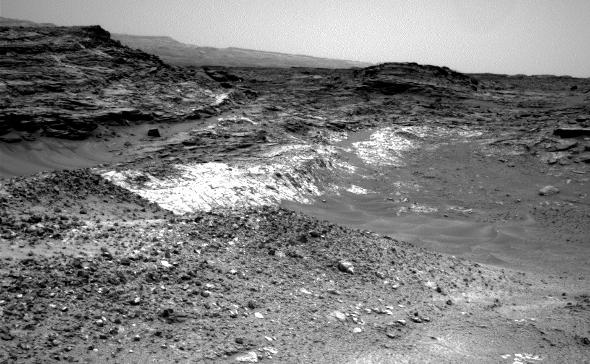 Rover's Reward for Climbing: Exposed Geological Contact