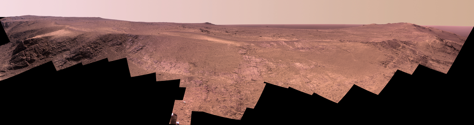 Mars Rover Opportunity's Panorama of 'Rocheport'